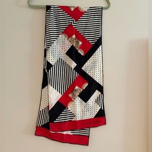 Vintage Gant Gaither Tiger Silk Scarf